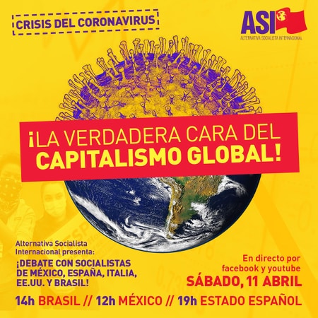 Mitín internacional: La crisis del coronavirus, ¡la verdadera cara del capitalismo global!