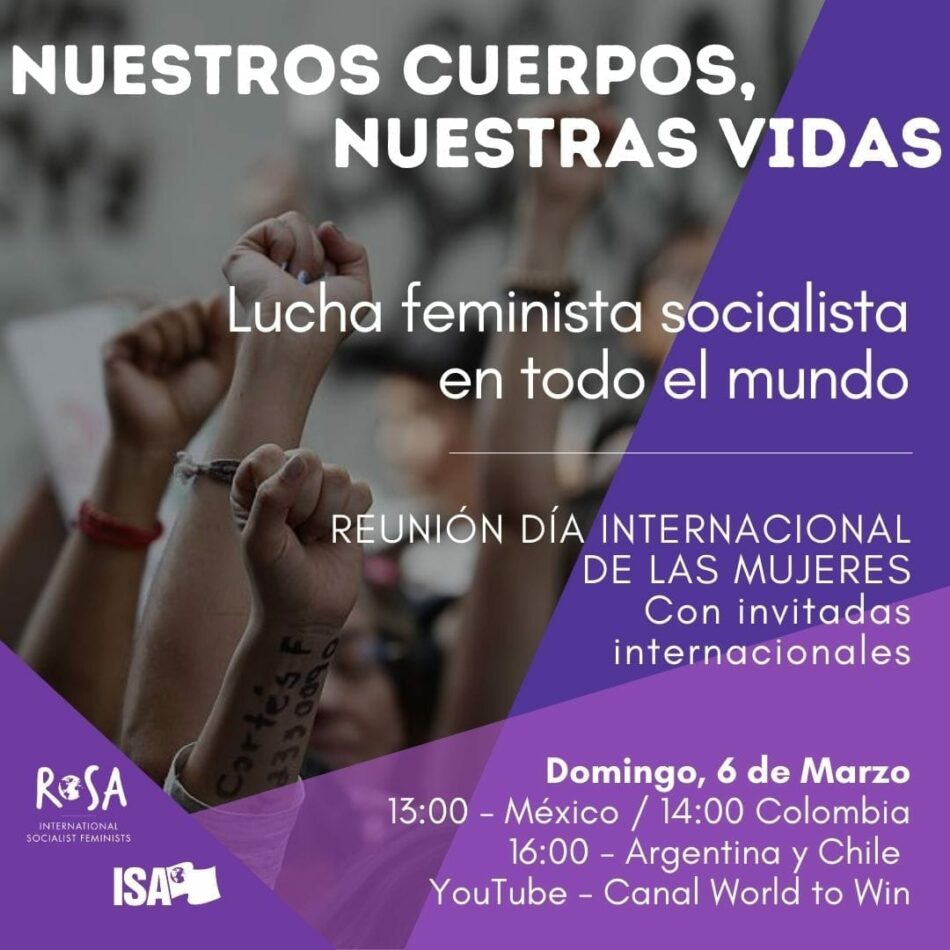 Día Internacional de la Mujer: ¡Por un Feminismo Socialista Internacional!