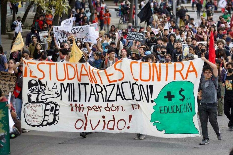 El proceso de militarización en México