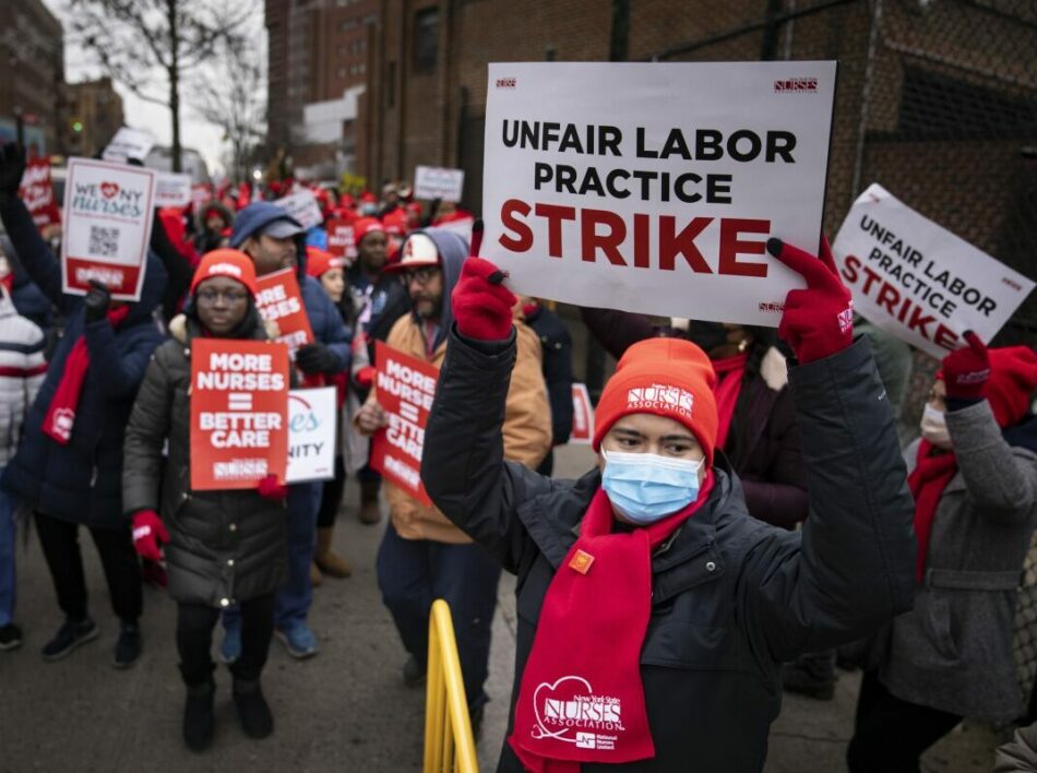 Victoria parcial de las enfermeras de Nueva York tras tres días de huelga