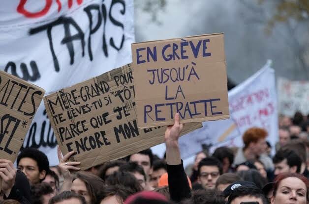 La lucha por las pensiones en Francia continúa. ¡Terminemos con Macron y las políticas de austeridad!