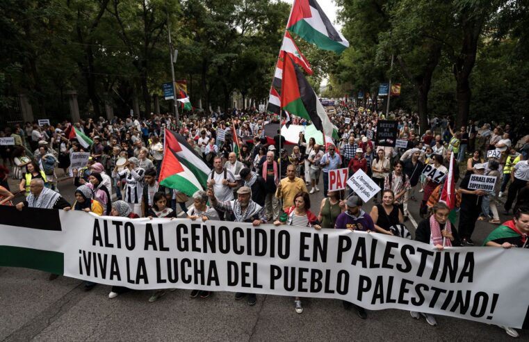 ¡Alto al genocidio en Gaza y al derramamiento de sangre en el Medio Oriente!